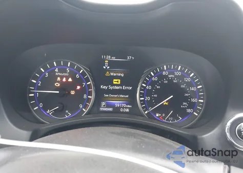 2019 Infiniti Q60 3.0T Red Sport 400 from USA, damaged, VIN JN1FV7EL6KM440570